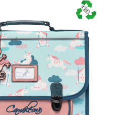 Camaleon Retro 38cm Turquoise Unicorn Backpack