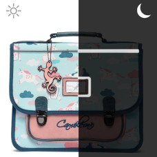 Camaleon Retro 38cm Turquoise Unicorn Backpack
