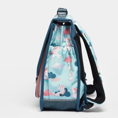 Camaleon Retro 38cm Turquoise Unicorn Backpack