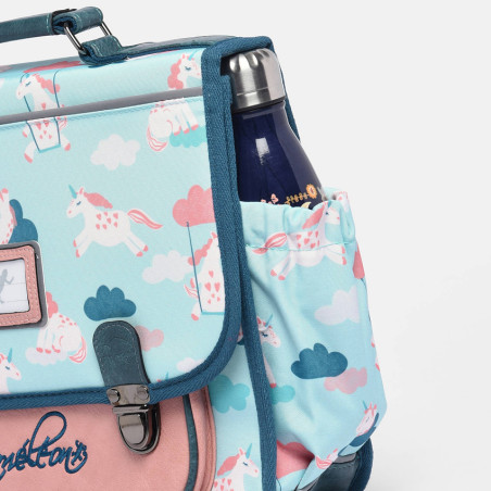 Camaleon Retro 38cm Turquoise Unicorn Backpack