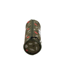 Pol Fox Round Dino Khaki Pencil Case