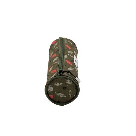 Pol Fox Round Dino Khaki Pencil Case
