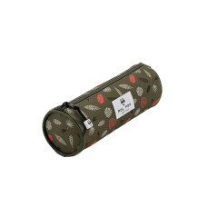 Pol Fox Round Dino Khaki Pencil Case