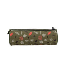 Pol Fox Round Dino Khaki Pencil Case