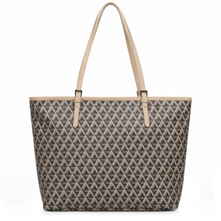 Lancaster Ikon Shopping Bag 418-04 Nude Brown
