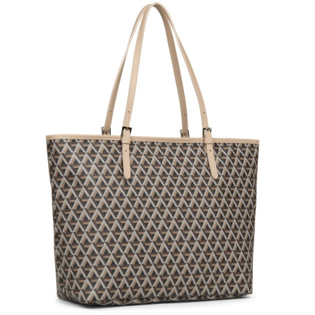 Lancaster Ikon Shopping Bag 418-04 Nude Brown