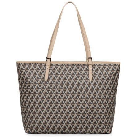 Lancaster Ikon Shopping Bag 418-04 Nude Brown