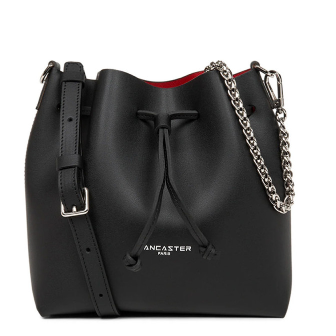 Lancaster Pure & Element City Small Bucket Crossbody Bag 423-38 Bla...