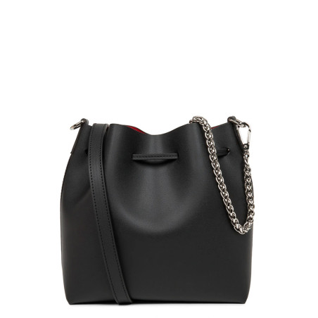 Lancaster Pure & Element City Petit Sac Seau Porté Croisé 423-38 Noir In Rouge dos