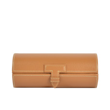 Le Tanneur Travel Case for 3 Watches Natural Leather