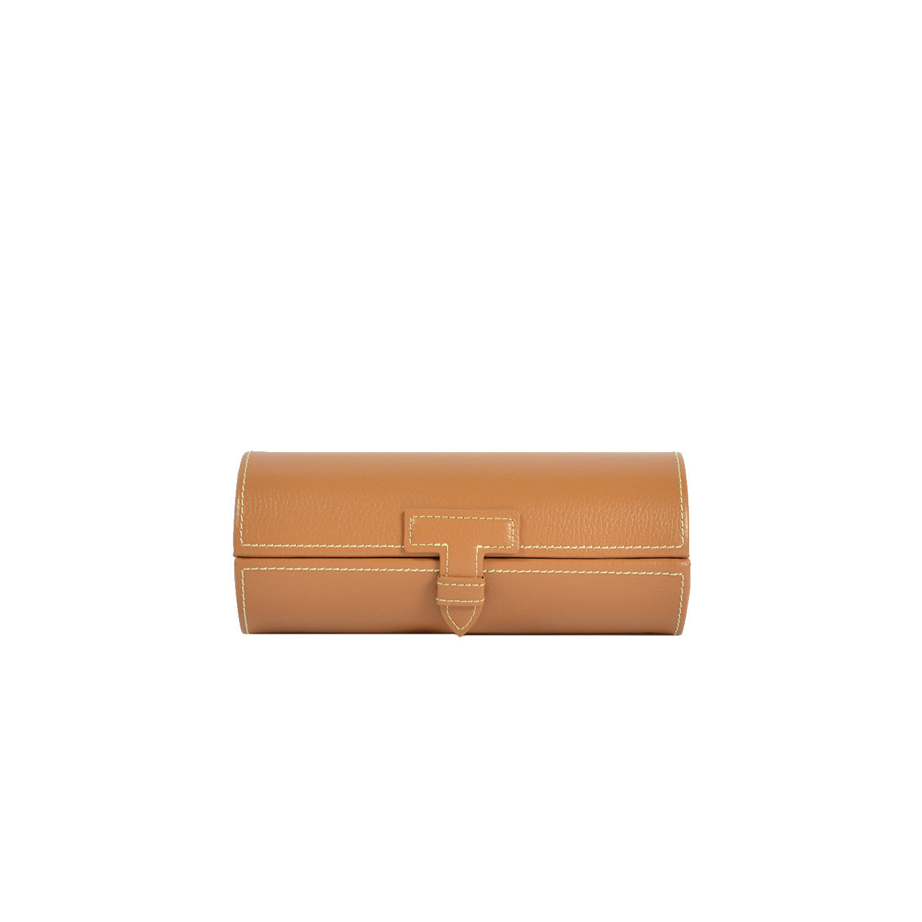 Le Tanneur Travel Case for 3 Watches Natural Leather