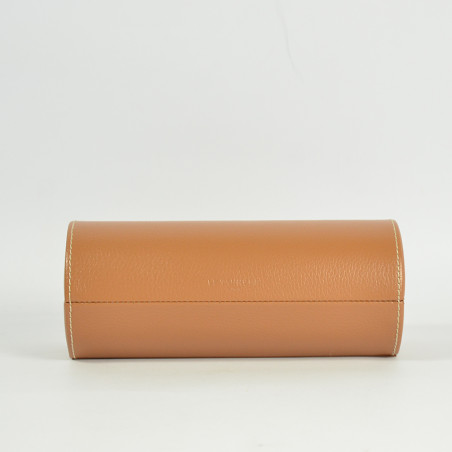 Le Tanneur Travel Case for 3 Watches Natural Leather