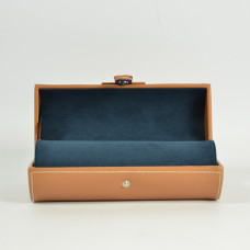 Le Tanneur Travel Case for 3 Watches Natural Leather