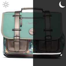 Caméléon Vintage Fantasy Girl Backpack 35cm Green Flowers