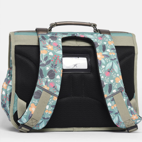 Caméléon Vintage Fantasy Girl Backpack 35cm Green Flowers