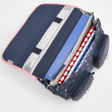 Caméléon Vintage Fantasy Girl 38cm Navy Heart School Bag