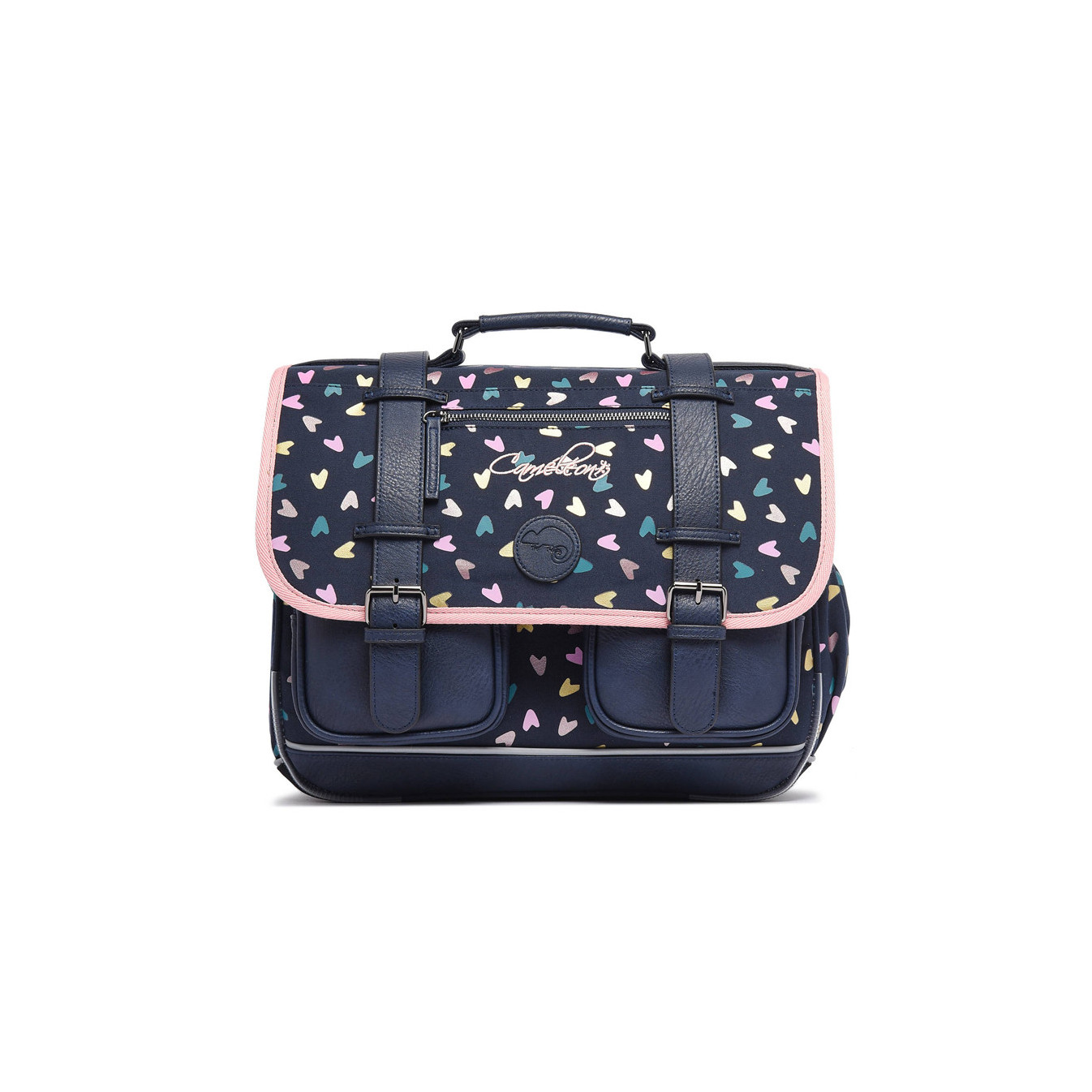 Caméléon Vintage Fantasy Girl Cartable 38cm Navy Heart
