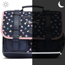 Caméléon Vintage Fantasy Girl Cartable 38cm Navy Heart nuit