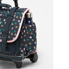 Caméléon Vintage Fantasy Girl Cartable A Roulettes 38cm Navy Heart roues