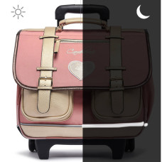 Caméléon Vintage Fantasy Girl Cartable A Roulettes 38cm Pink Smart face