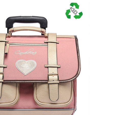 Caméléon Vintage Fantasy Girl Cartable A Roulettes 38cm Pink Smart face
