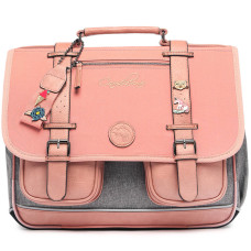 Caméléon Vintage Pin's Girl Backpack 41cm Pink