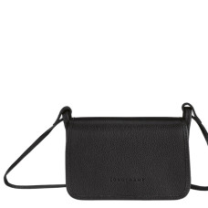 Longchamp Le Foulonné Cardholder Shoulder Bag Black