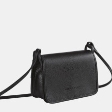 Longchamp Le Foulonné Portefeuille Bandoulière Noir 3/4