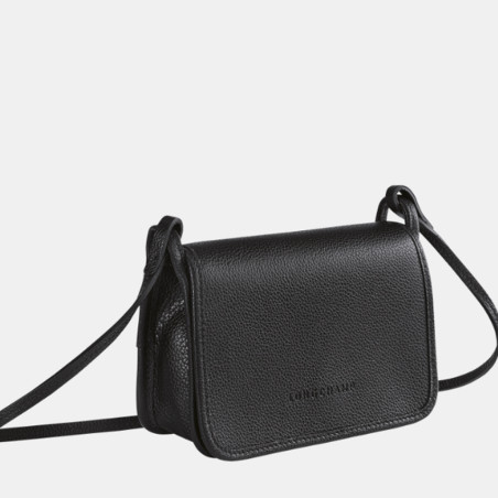 Longchamp Le Foulonné Portefeuille Bandoulière Noir 3/4