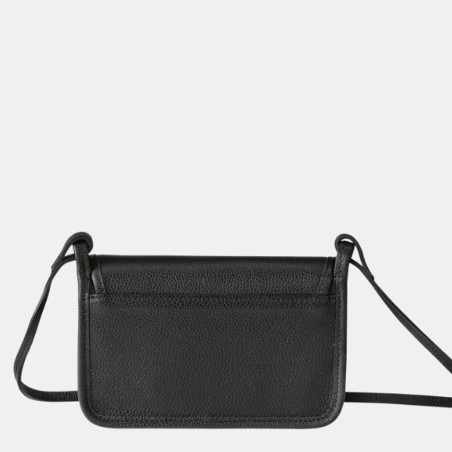 Longchamp Le Foulonné Cardholder Shoulder Bag Black