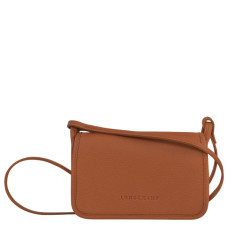 Longchamp Le Foulonné Cardholder Shoulder Bag Caramel