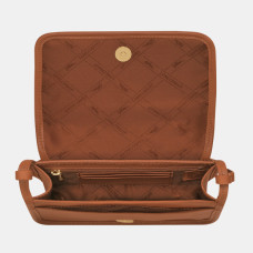 Longchamp Le Foulonné Cardholder Shoulder Bag Caramel
