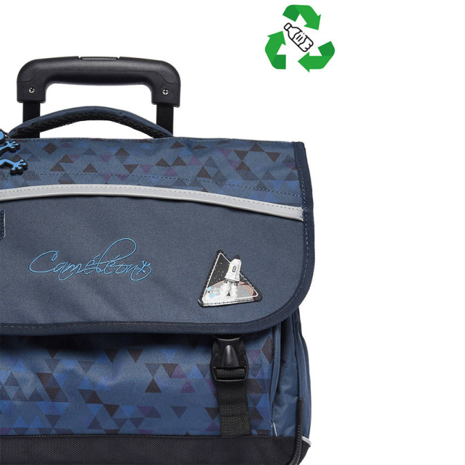 Caméléon Actual Cartable A Roulettes 38cm Navy Air