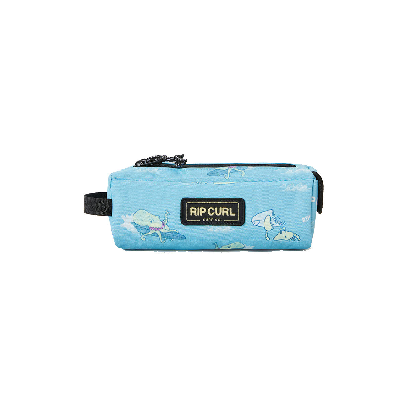Rip Curl Back To School 2-Compartment Pencil Case Sky Blue