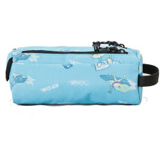 Rip Curl Back To School 2-Compartment Pencil Case Sky Blue