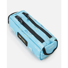 Rip Curl Back To School 2-Compartment Pencil Case Sky Blue