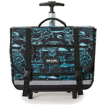 Rip Curl Back To School Wheeled Backpack Boys Aqua