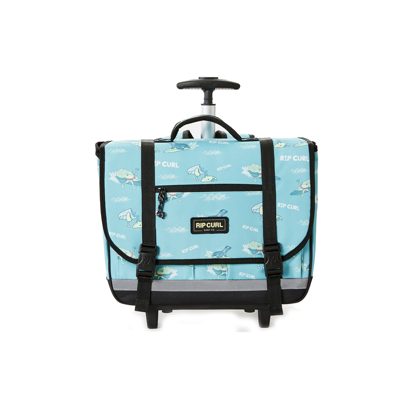 Rip Curl Back To School Wheeled School Bag Boys Sky Blue