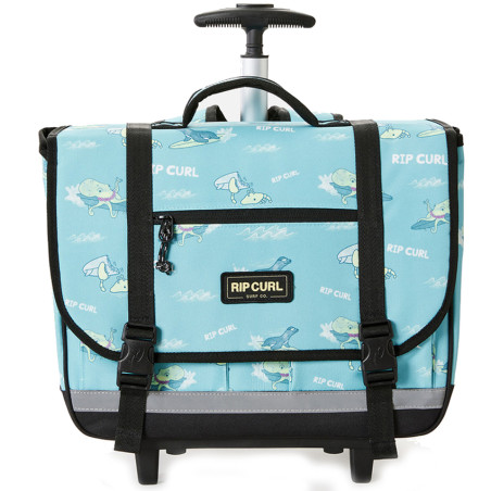 Rip Curl Back To School Wheeled School Bag Boys Sky Blue