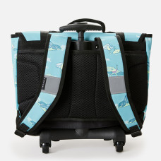 Rip Curl Back To School Wheeled School Bag Boys Sky Blue
