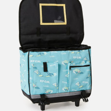 Rip Curl Back To School Wheeled School Bag Boys Sky Blue