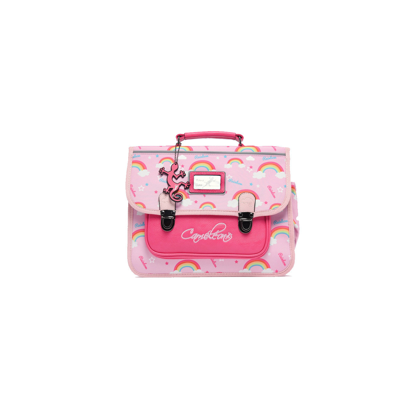Caméléon Retro Backpack 32cm Pink Rainbow