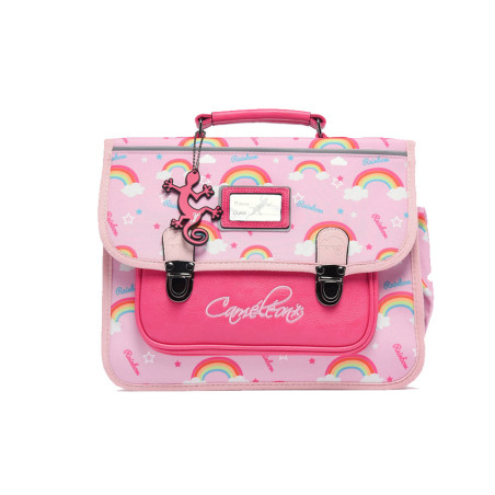 Caméléon Retro Backpack 32cm Pink Rainbow