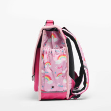 Caméléon Retro Backpack 32cm Pink Rainbow
