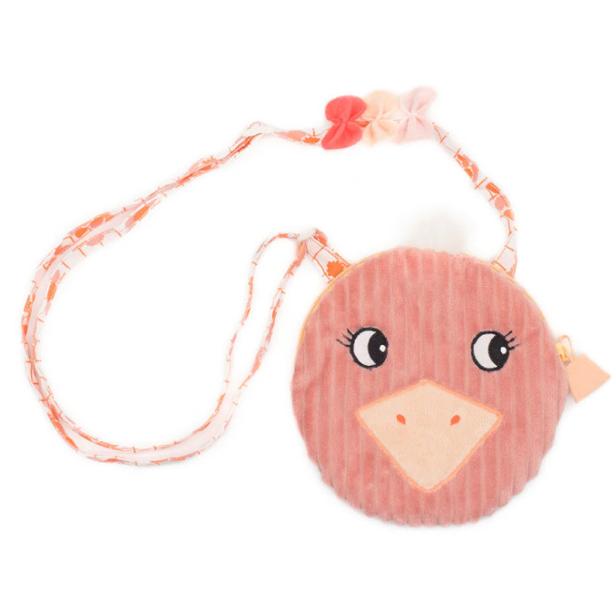 Les Deglingos Pomelos Ostrich Handbag