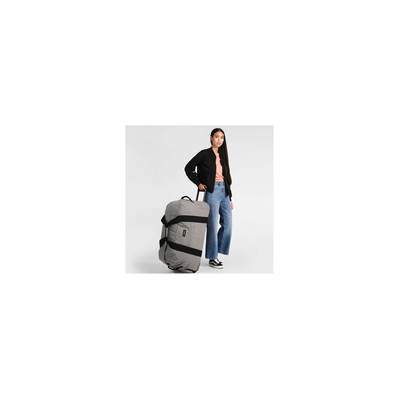 Eastpak Container 85 + Soft Wheeled Travel Bag 363 Sunday Grey
