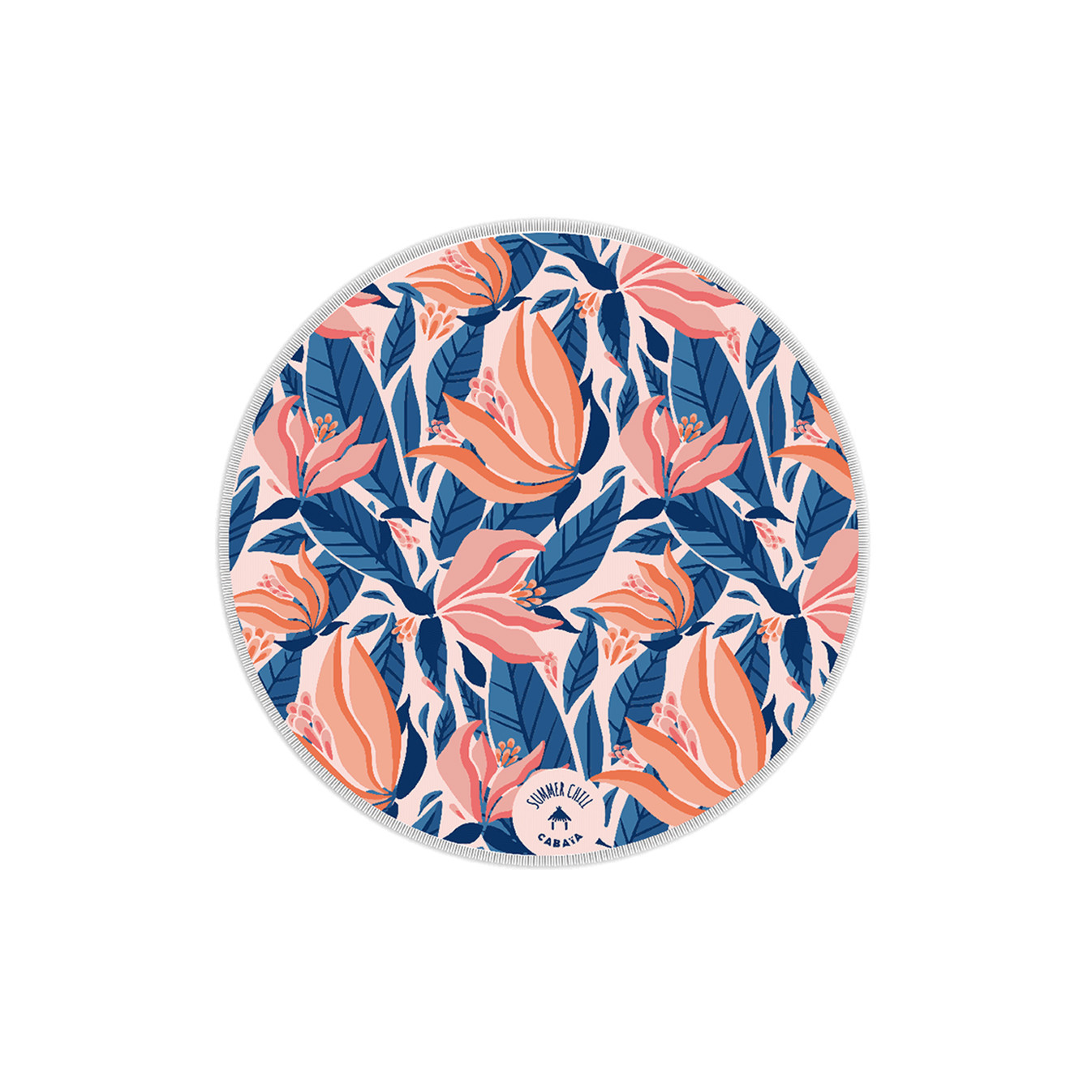 Cabaïa Round Beach Towel Bora bora