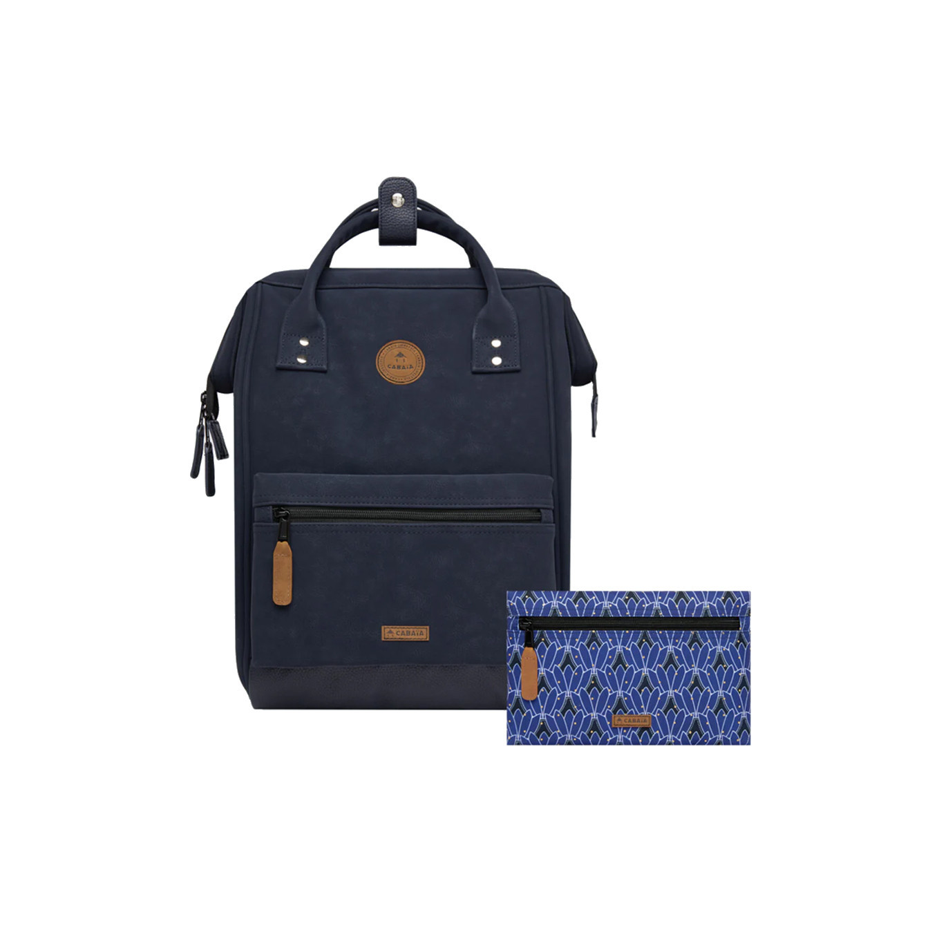Cabaïa Medium Zurich Backpack 13" Navy Blue