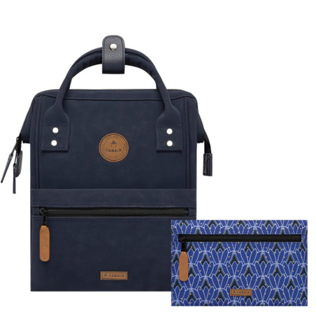 Cabaïa Small Zurich Backpack 10.5" Navy Blue