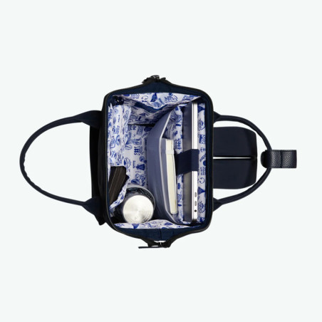Cabaïa Small Zurich Backpack 10.5" Navy Blue